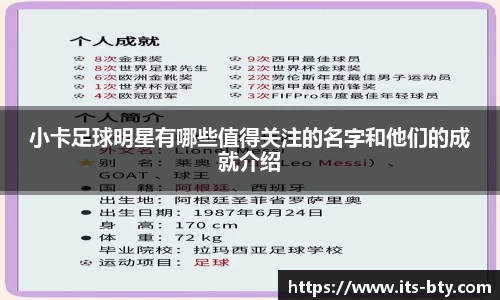 小卡足球明星有哪些值得关注的名字和他们的成就介绍